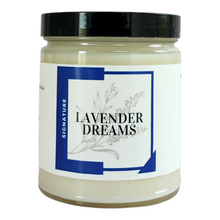 Load image into Gallery viewer, Lavender Dreams Candle - relaxing scent of lavender touched with warm musk and sweet sandalwood