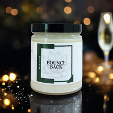 Load image into Gallery viewer, Jar labeled 'Bounce Back' with a decorative background