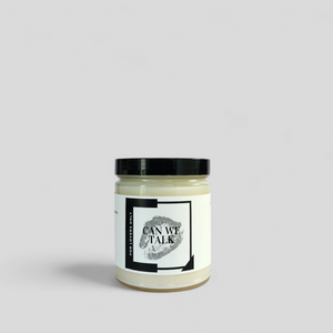 Can_we_talk candle- Can_we_talk candle- Hey big head... You had me smiling at my phone, talking all flirty and blushing. Wanting to be where you are. Cedarwood, Oak & Lavender intertwine with Warm Mahogany to set the mood.