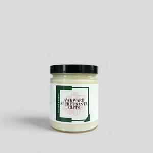 Awkward Secret Santa Gift-It's that time of year again and all you got was 4 crappy secret Santa gifts. This candle is a just the right amount of sparkling citrus, fir needles, eucalyptus, oakmoss and vanilla sugar to cover up your disappointment.