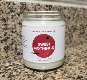 Sweet Nothings Candle- The cool crisp breeze fragrant with the scent of gardenia & jasmine.