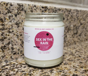 Sex In The Rain Candle- This scent of lily, rose petals, jasmine & lavender swirl in the breeze.