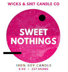 Sweet Nothings Candle- The cool crisp breeze fragrant with the scent of gardenia & jasmine.