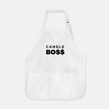Load image into Gallery viewer, Candle Boss White Apron